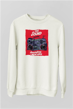 Major Lazer Beyaz Unisex Sweatshirt