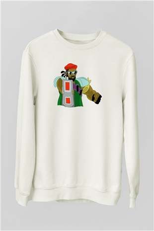 Major Lazer Beyaz Unisex Sweatshirt