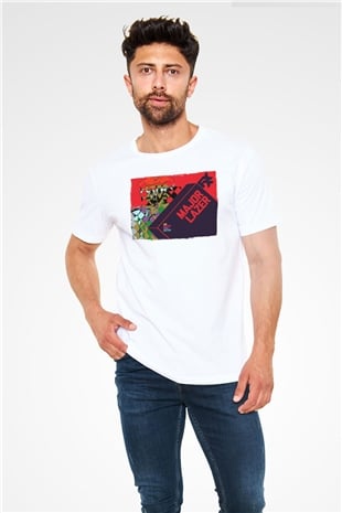 Major Lazer Beyaz Unisex Tişört T-Shirt - TişörtFabrikası