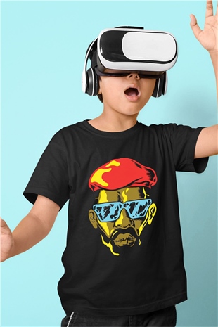 Major Lazer Siyah Unisex Çocuk Tişört