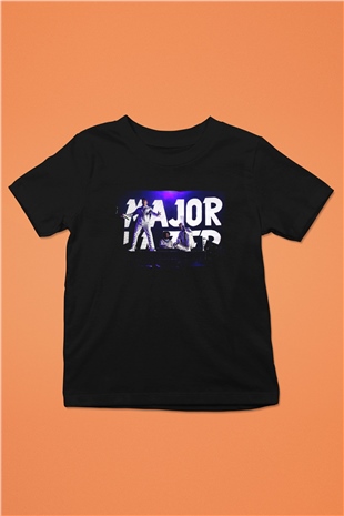 Major Lazer Siyah Unisex Çocuk Tişört