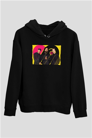 Major Lazer Siyah Unisex Kapüşonlu Sweatshirt
