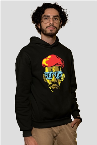 Major Lazer Siyah Unisex Kapüşonlu Sweatshirt