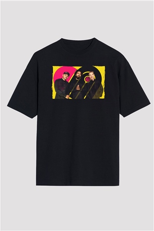Major Lazer Siyah Oversize Tişört Oversize T-shirt - TişörtFabrikası