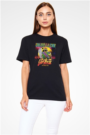 Major Lazer Siyah Unisex Tişört T-Shirt - TişörtFabrikası