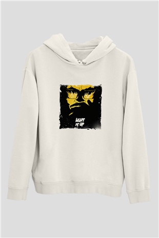 Major LazerBaskılı Beyaz Hoodie