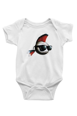 Major League Beyaz Bebek Body - Zıbın