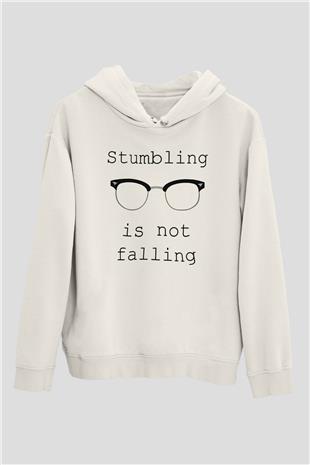 Malcolm X James Baskılı Beyaz Unisex Kapüşonlu Sweatshirt