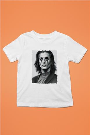 Maneskin Baskılı Beyaz Unisex Beyaz Çocuk Tişört - Tshirt