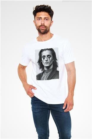 Maneskin Baskılı Unisex Beyaz Tişört - Tshirt