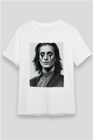 Maneskin Baskılı Unisex Beyaz Tişört - Tshirt