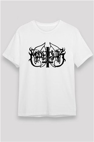 Marduk Beyaz Unisex Tişört T-Shirt - TişörtFabrikası