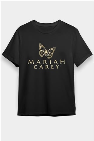Mariah Carey Siyah Unisex Tişört T-Shirt - TişörtFabrikası