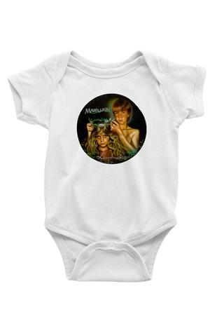 Marillion Baskılı Beyaz Unisex Bebek Body - Zıbın