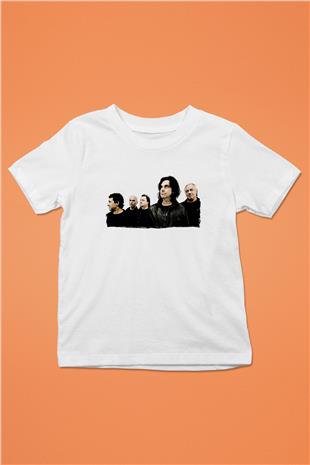 Marillion Baskılı Beyaz Unisex Beyaz Çocuk Tişört - Tshirt