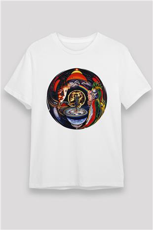 Marillion Baskılı Unisex Beyaz Tişört - Tshirt