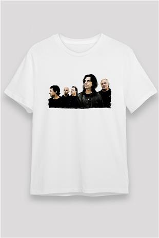 Marillion Baskılı Unisex Beyaz Tişört - Tshirt