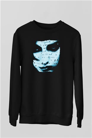 Marillion Baskılı Unisex Siyah Sweatshirt