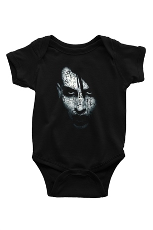 Marilyn Manson Siyah Bebek Body - Zıbın