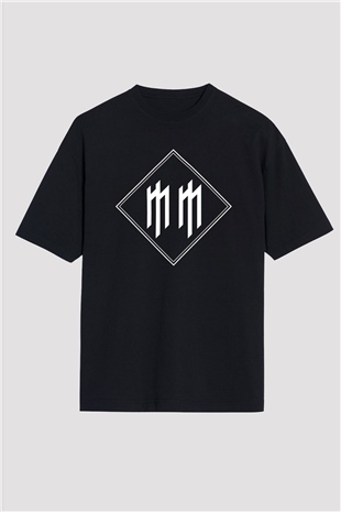 Marilyn Manson Siyah Unisex Oversize Tişört T-Shirt