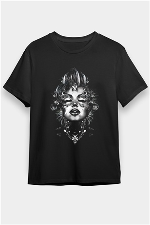 Marilyn Monroe Siyah Unisex Tişört T-Shirt - TişörtFabrikası