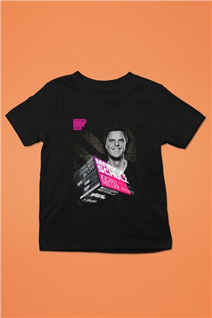 Markus Schulz Baskılı Siyah Unisex Çocuk Tişört