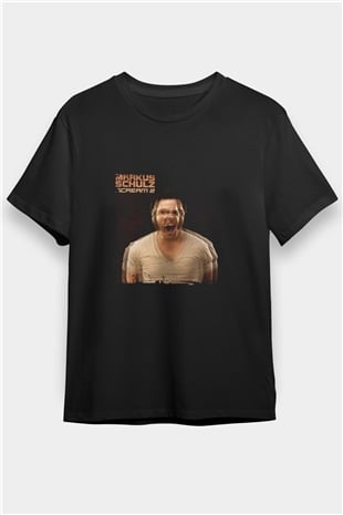 Markus Schulz Baskılı Unisex Siyah Tişört