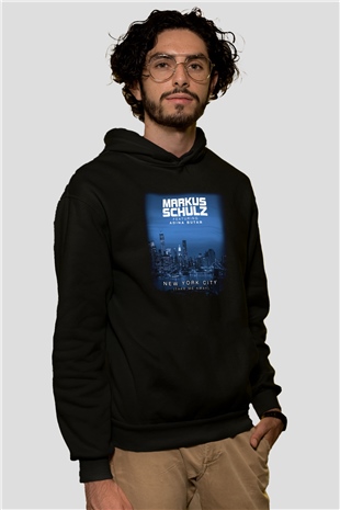 Markus Schulz Siyah Unisex Hoodie