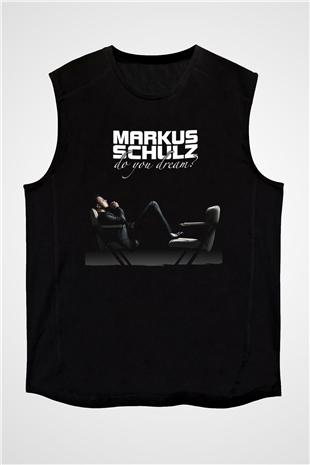 Markus Schulz Siyah Unisex Kolsuz Tişört