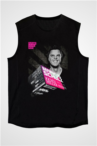 Markus Schulz Siyah Unisex Kolsuz Tişört