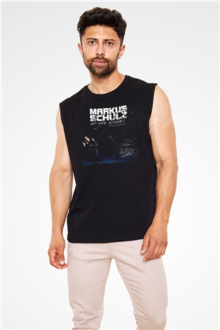 Markus Schulz Siyah Unisex Kolsuz Tişört
