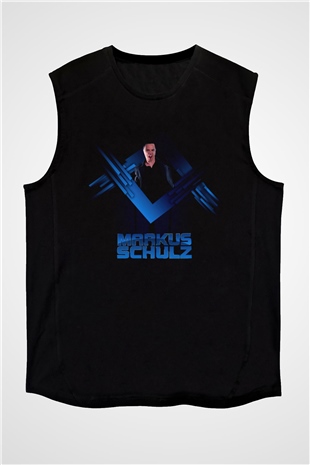 Markus Schulz Siyah Unisex Kolsuz Tişört