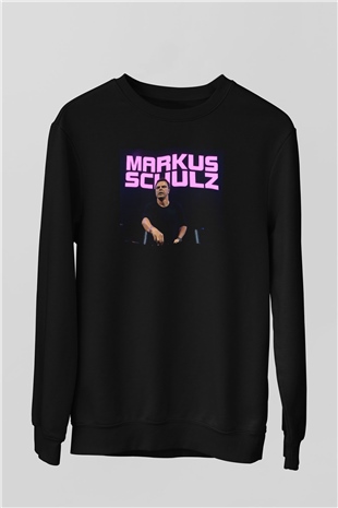 Markus Schulz Siyah Unisex Sweatshirt