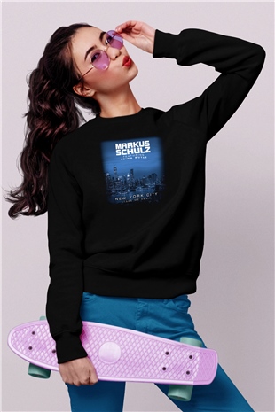 Markus Schulz Siyah Unisex Sweatshirt
