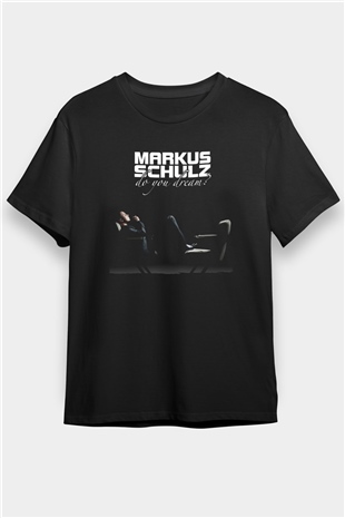 Markus Schulz Siyah Unisex Tişört T-Shirt - TişörtFabrikası