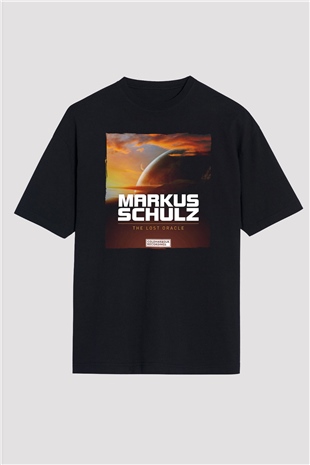 Markus Schulz Siyah Oversize Tişört Oversize T-shirt - TişörtFabrikası
