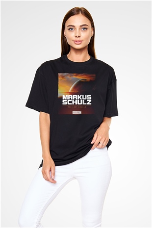 Markus Schulz Siyah Oversize Tişört Oversize T-shirt - TişörtFabrikası