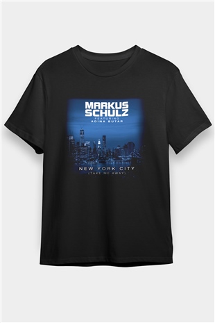 Markus Schulz Siyah Unisex Tişört T-Shirt - TişörtFabrikası