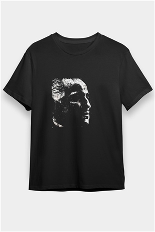 Marlon Brando Baskılı Unisex Siyah Tişört