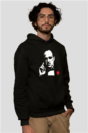 Marlon Brando Siyah Unisex Hoodie