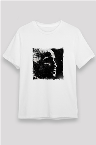Marlon Brando Unisex Baskılı Beyaz Tişört