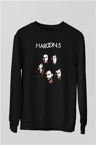 Maroon 5 Siyah Unisex Sweatshirt