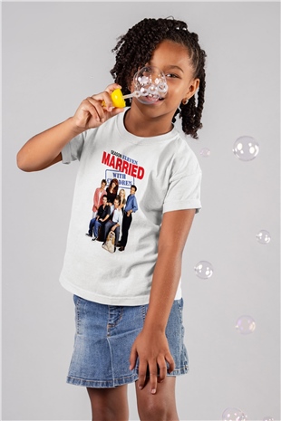 Married with Children Beyaz Unisex Çocuk Tişört