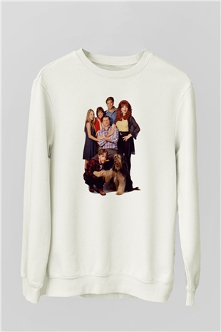 Married with Children Beyaz Unisex Sweatshirt