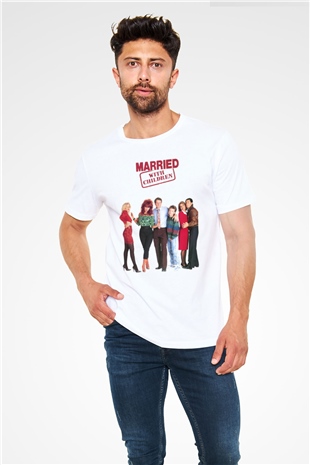 Married with Children Beyaz Unisex Tişört T-Shirt