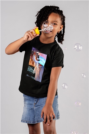 Marshmello Siyah Unisex Çocuk Tişört