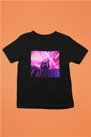 Marshmello Siyah Unisex Çocuk Tişört