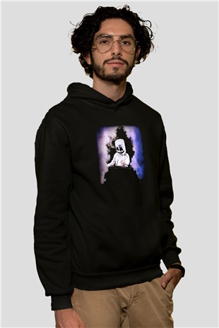 Marshmello Siyah Unisex Hoodie