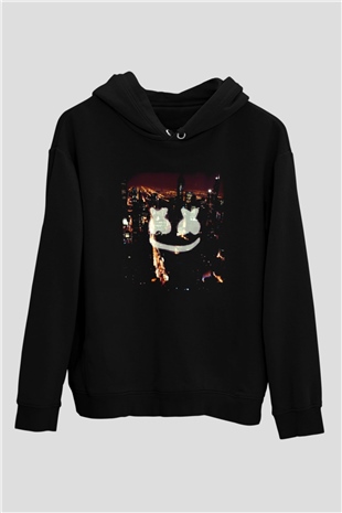 Marshmello Siyah Unisex Hoodie