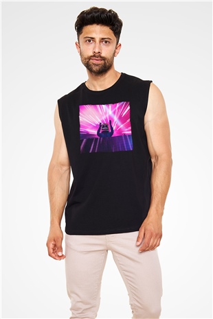 Marshmello Siyah Unisex Kolsuz Tişört